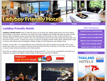Tablet Screenshot of lbfriendlyhotels.com